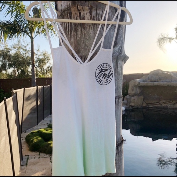 PINK Victoria's Secret Tops - Pink Spaghetti Strap Tank Top Tie Dye Size XS
